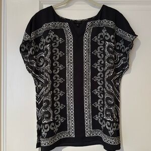 Talbots Sleeveless Print Blouse